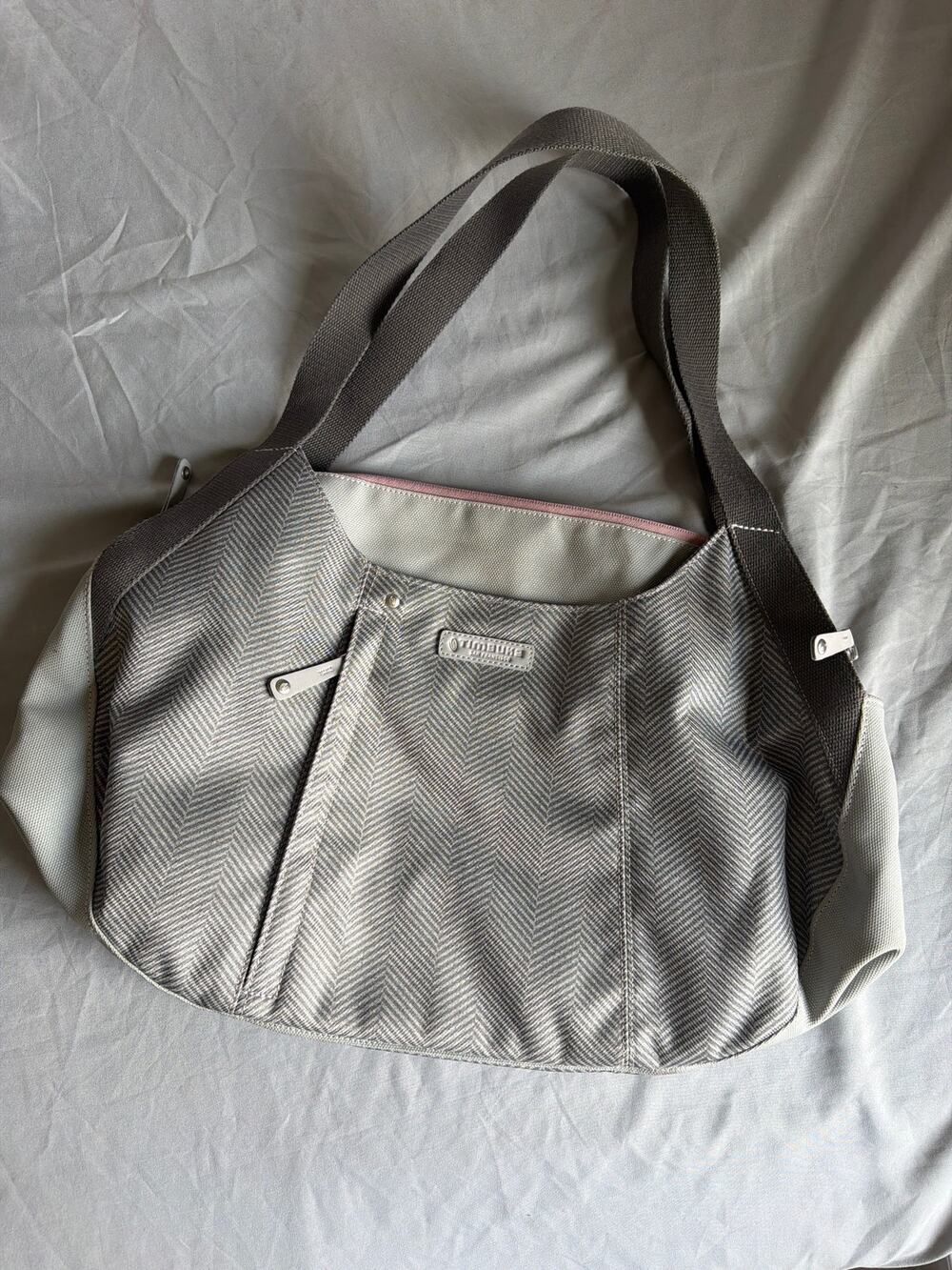 Timbuk2 Scrunchie Yoga Tote bag Gray Herringbone